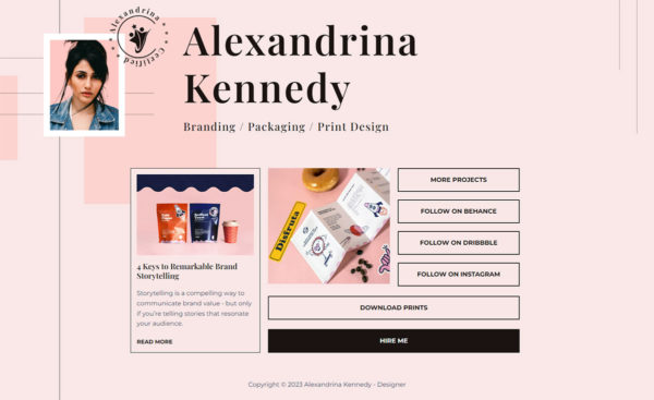 Designer Link in Bio