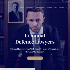 Criminal Lawyer Template