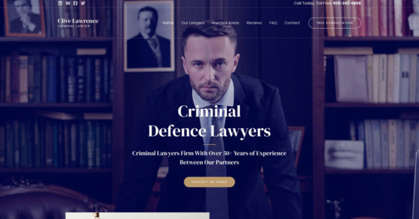 Criminal Lawyer Template